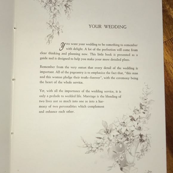 Vintage 1950 Planning Your Wedding Booklet - Picture 3 of 6